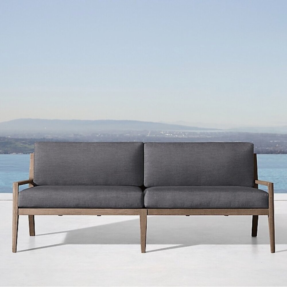 RH Restoration Hardware Ciel 96" Outdoor Sofa Cover Only Sand
